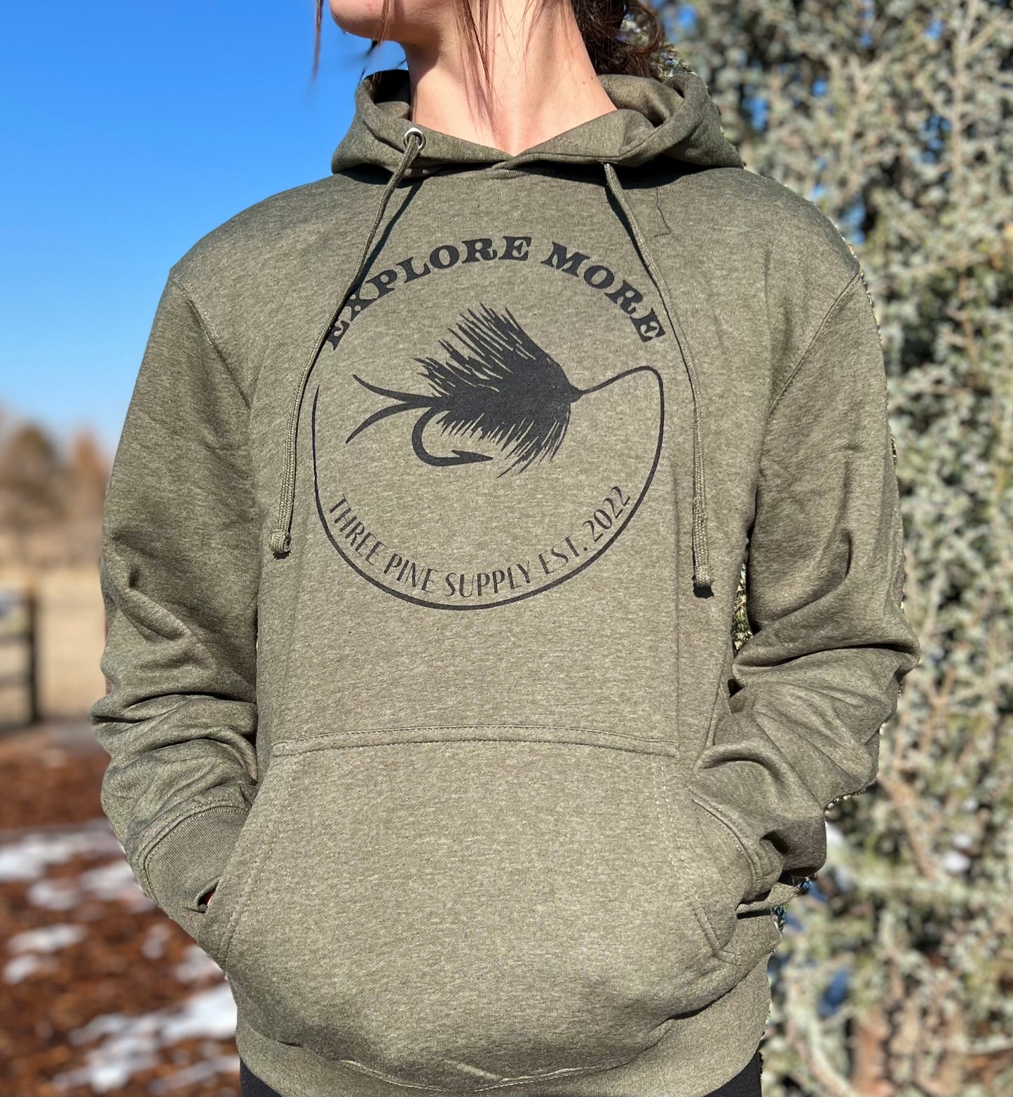 Dryfly Unisex Fleece Hoodie