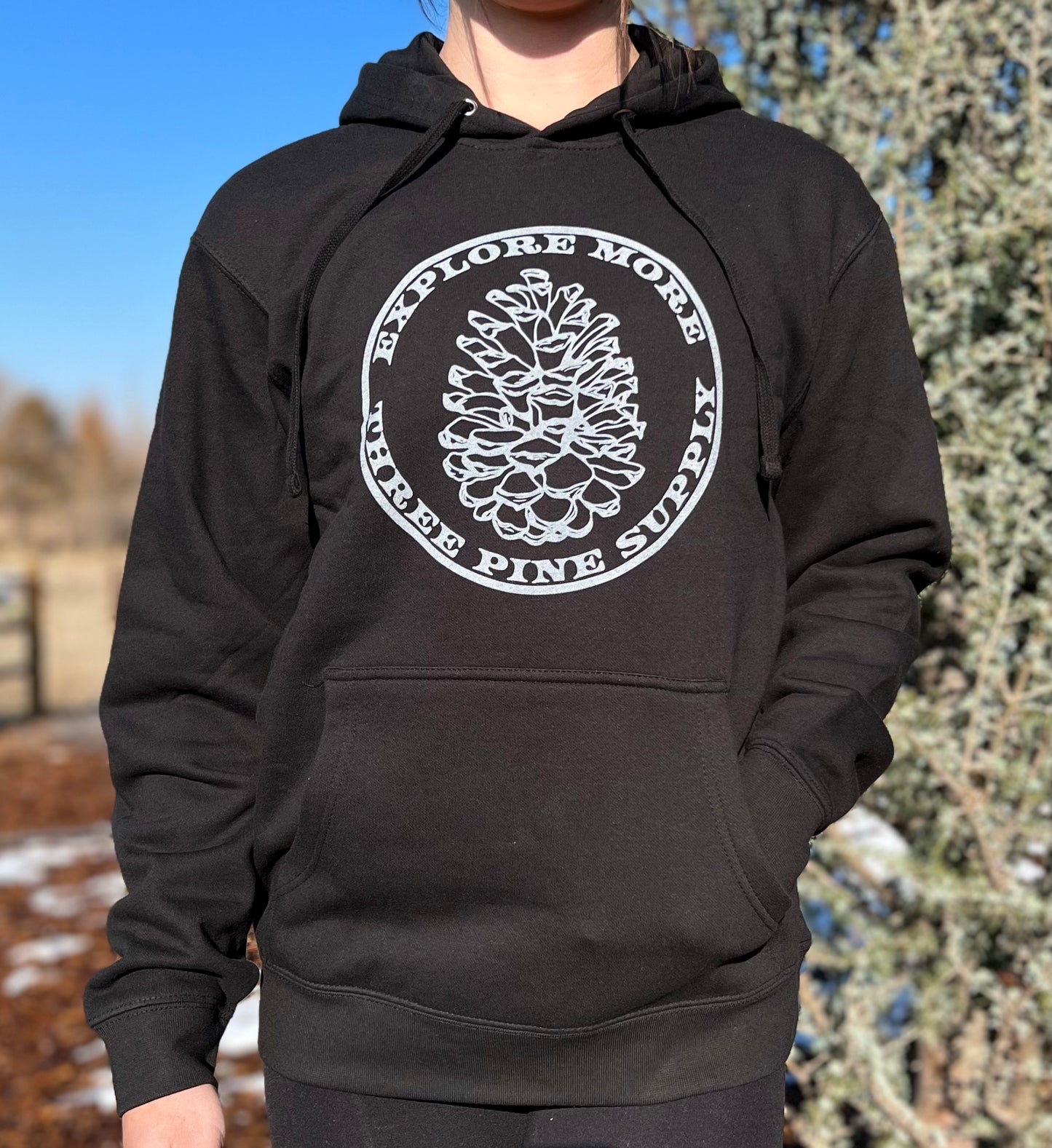 Pinecone Unisex Fleece Hoodie